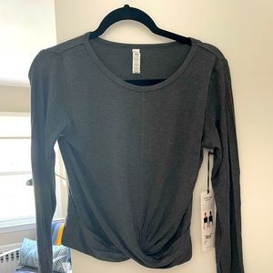 Alo long sleeved crop top